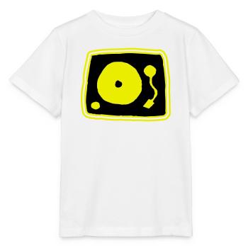 Plattenspieler - Stanley/Stella Kinder T-Shirt MINI CREATOR  - Weiß - Vorne - Maike (125cm)