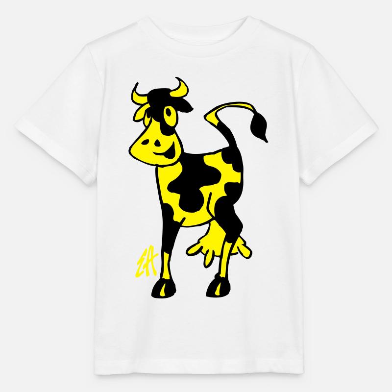Vache - T-shirt bio MINI CREATOR Stanley/Stella Enfant - blanc