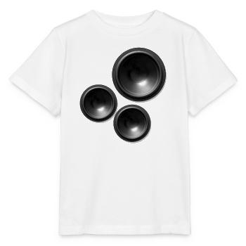 haut-parleurs haut-parleurs - T-shirt bio MINI CREATOR Stanley/Stella Enfant - blanc - Devant - Maike (125cm)