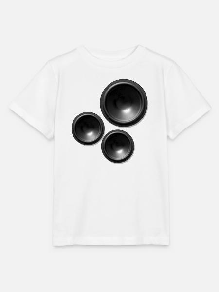 speaker lautsprecher - Stanley/Stella Kinder T-Shirt MINI CREATOR  - Weiß