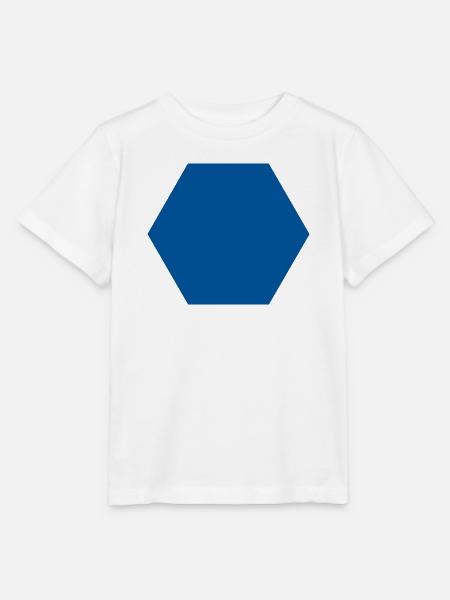 Sechseck - Stanley/Stella Kinder T-Shirt MINI CREATOR - Weiß