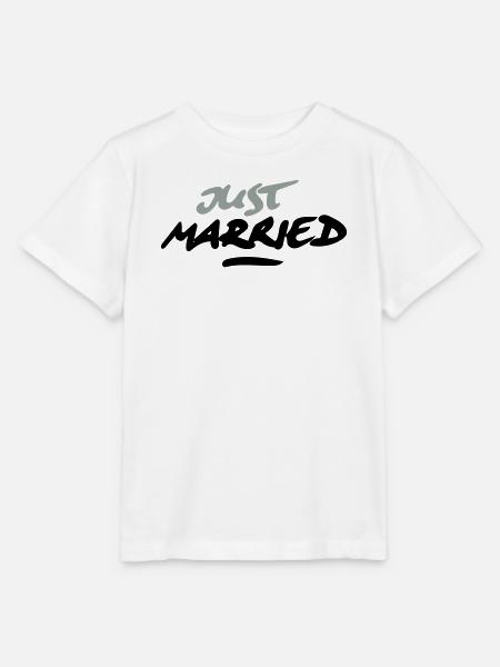 just married 2C - Stanley/Stella Kinder T-Shirt MINI CREATOR - Weiß