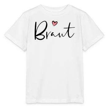 Bride heart hen party gift - Stanley/Stella MINI CREATOR Kids’ T-Shirt - white - Front - Maike (125cm)