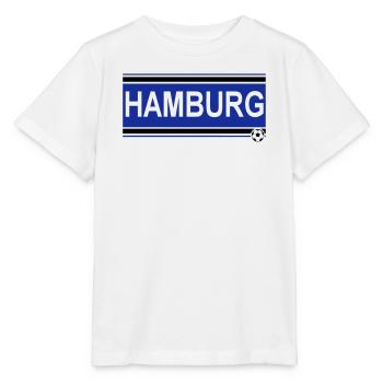 Hamburg , Tradition , Hamburg Fussball Fan (25) - Stanley/Stella Kinder T-Shirt MINI CREATOR  - Weiß - Vorne - Maike (125cm)