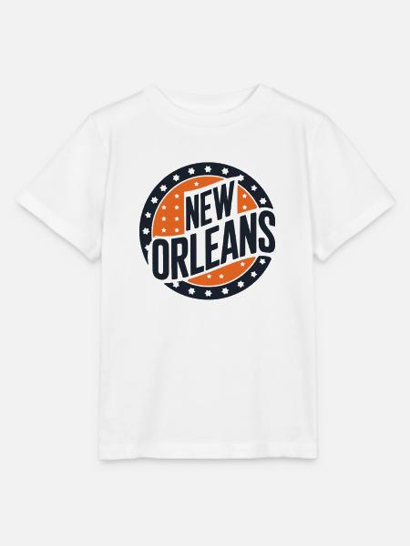New Orleans - Stanley/Stella Kinder T-Shirt MINI CREATOR - Weiß