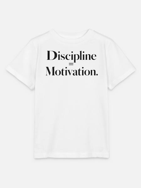 Disziplin Motivation Typografie - Stanley/Stella Kinder T-Shirt MINI CREATOR - Weiß