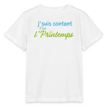 Es ist Frühling - Stanley/Stella Kinder T-Shirt MINI CREATOR  - Weiß - Vorne - Maike (125cm)