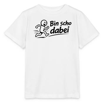 Bin scho dabei - Stanley/Stella Kinder T-Shirt MINI CREATOR  - Weiß - Vorne - Maike (125cm)
