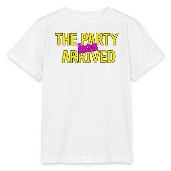 THE PARTY HAS ARRIVED, CAN GO MOUSE - Stanley/Stella MINI CREATOR Kids’ T-Shirt - white - Front - Maike (125cm)