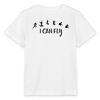 long jump - Stanley/Stella MINI CREATOR Kids’ T-Shirt - white - Front - Maike (125cm)