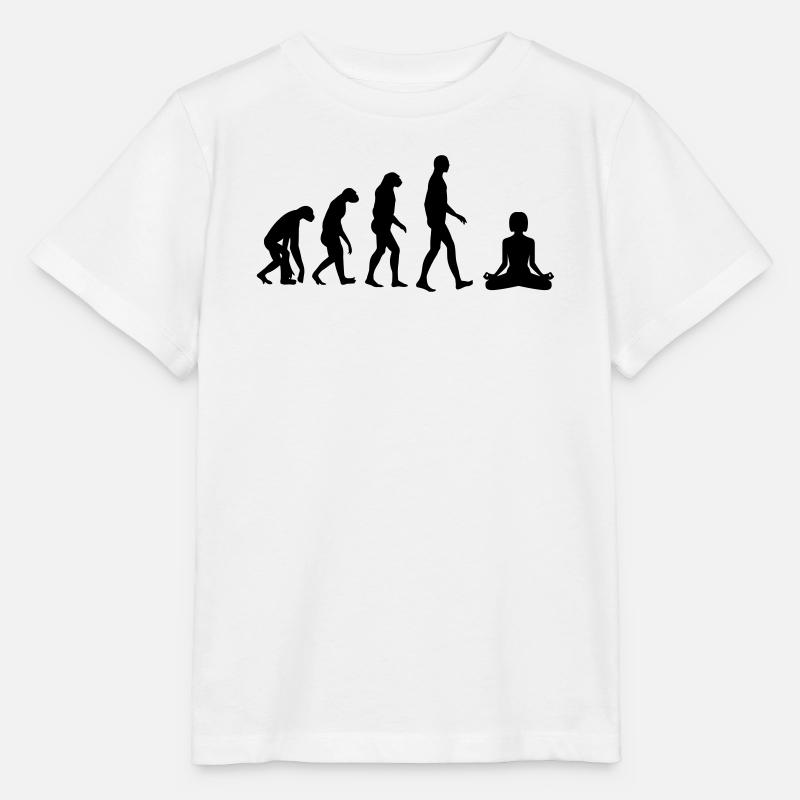 Yoga / Yogi / Bouddhisme / Bouddhiste - T-shirt bio MINI CREATOR Stanley/Stella Enfant - blanc