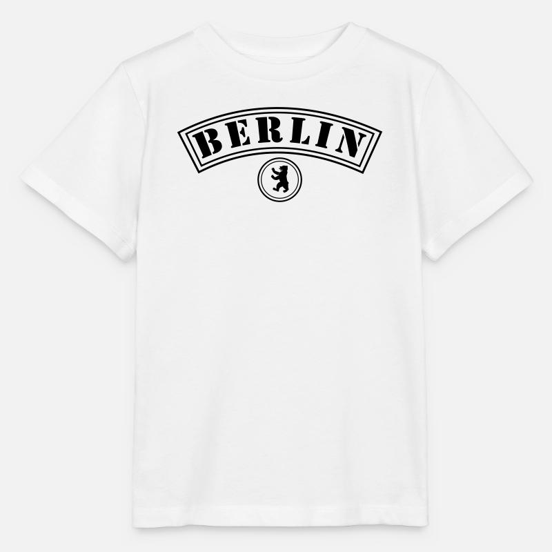 Berlin mit Bär - Stanley/Stella Kinder T-Shirt MINI CREATOR  - Weiß