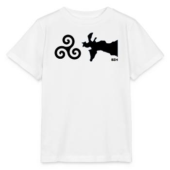 Tri-Crozon - T-shirt bio MINI CREATOR Stanley/Stella Enfant - blanc - Devant - Maike (125cm)