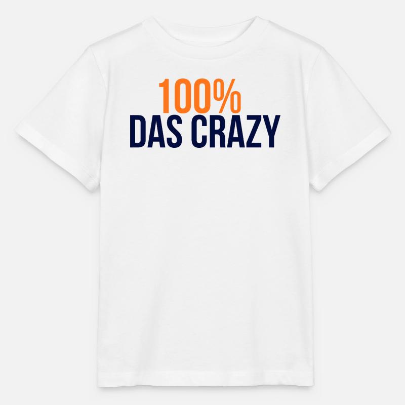 GIUDAN Jugendwort 25 Collection - 100% das Crazy - Stanley/Stella Kinder T-Shirt MINI CREATOR  - Weiß