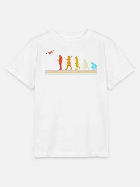 Modellflug Modellflugzeug - Stanley/Stella Kinder T-Shirt MINI CREATOR - Weiß