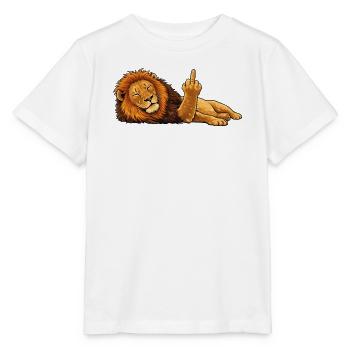 You can all like me Lion's life - Stanley/Stella MINI CREATOR Kids’ T-Shirt - white - Front - Maike (125cm)