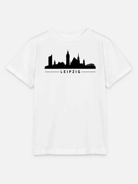 Leipzig Skyline - Stanley/Stella Kinder T-Shirt MINI CREATOR - Weiß