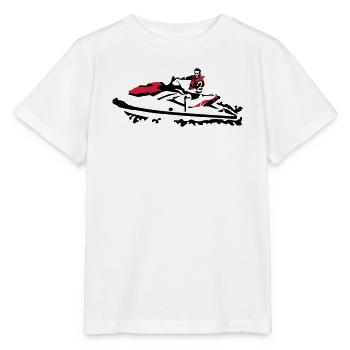 Jetski - Stanley/Stella Kinder T-Shirt MINI CREATOR  - Weiß - Vorne - Maike (125cm)