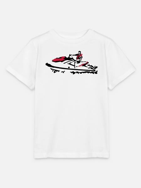 Jetski - Stanley/Stella Kinder T-Shirt MINI CREATOR  - Weiß