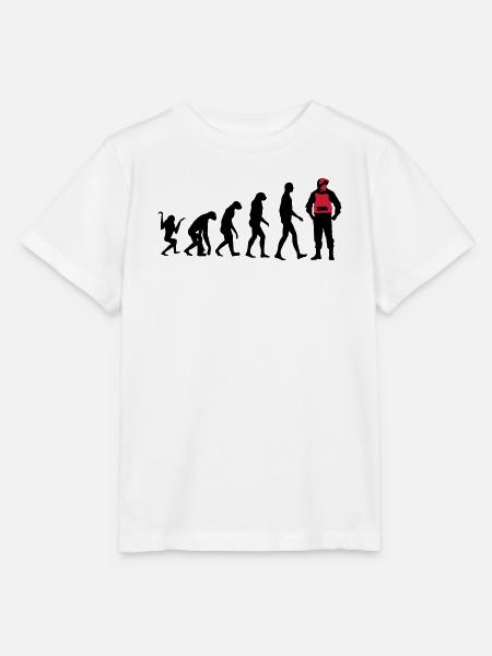 Police - Stanley/Stella Kinder T-Shirt MINI CREATOR - Weiß