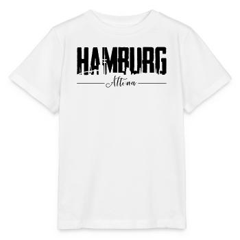 Hamburg Altona, City Shirt - Stanley/Stella Kinder T-Shirt MINI CREATOR  - Weiß - Vorne - Maike (125cm)