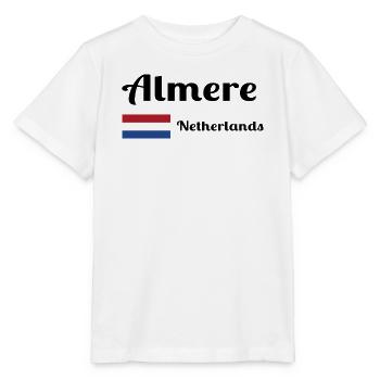 Almere Niederlande - Stilvolle Drucke - Stanley/Stella Kinder T-Shirt MINI CREATOR  - Weiß - Vorne - Maike (125cm)