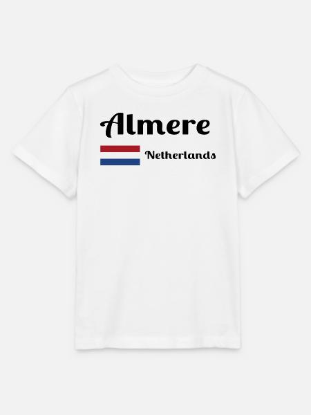 Almere Niederlande - Stilvolle Drucke - Stanley/Stella Kinder T-Shirt MINI CREATOR - Weiß
