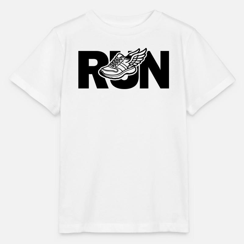 Run - course à pied - T-shirt bio MINI CREATOR Stanley/Stella Enfant - blanc