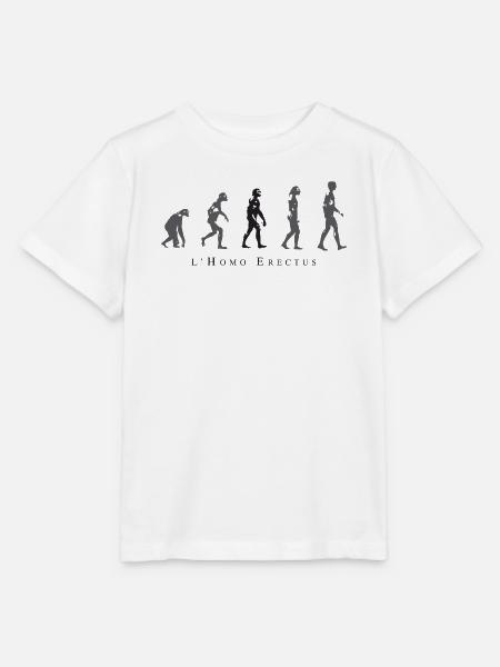 Evolution der menschlichen Haltung - Stanley/Stella Kinder T-Shirt MINI CREATOR  - Weiß