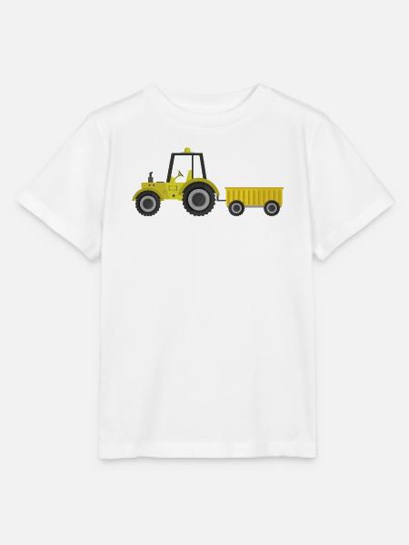 Traktorfarm - Stanley/Stella Kinder T-Shirt MINI CREATOR  - Weiß