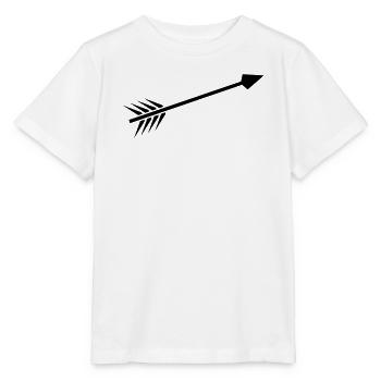 Flèche - T-shirt bio MINI CREATOR Stanley/Stella Enfant - blanc - Devant - Maike (125cm)
