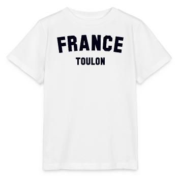 Toulon, France, France - T-shirt bio MINI CREATOR Stanley/Stella Enfant - blanc - Devant - Maike (125cm)