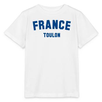 Toulon, France, France - T-shirt bio MINI CREATOR Stanley/Stella Enfant - blanc - Devant - Maike (125cm)