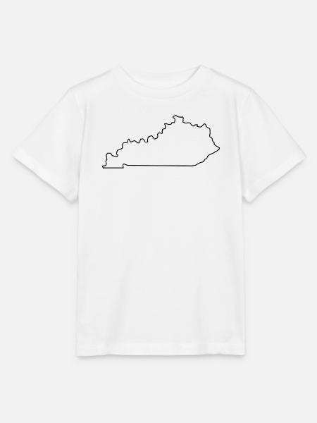 Karte von Kentucky - Stanley/Stella Kinder T-Shirt MINI CREATOR  - Weiß