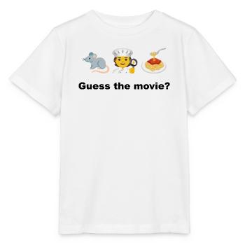 Chef Mouse mit Spaghetti - Stanley/Stella Kinder T-Shirt MINI CREATOR  - Weiß - Vorne - Maike (125cm)