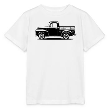Alter Vintage Farm Pickup Truck - Stanley/Stella Kinder T-Shirt MINI CREATOR  - Weiß - Vorne - Maike (125cm)