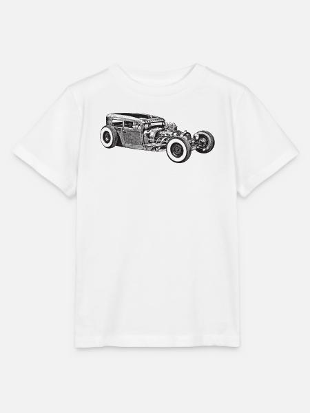 hotrod custom car - Stanley/Stella Kinder T-Shirt MINI CREATOR - Weiß