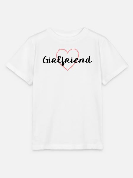 Girlfriend Herz Junggesellenabschied - Stanley/Stella Kinder T-Shirt MINI CREATOR - Weiß