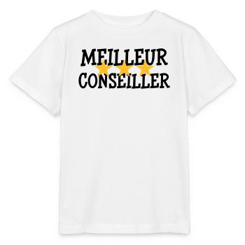 Meilleur Conseiller - T-shirt bio MINI CREATOR Stanley/Stella Enfant - blanc - Devant - Maike (125cm)