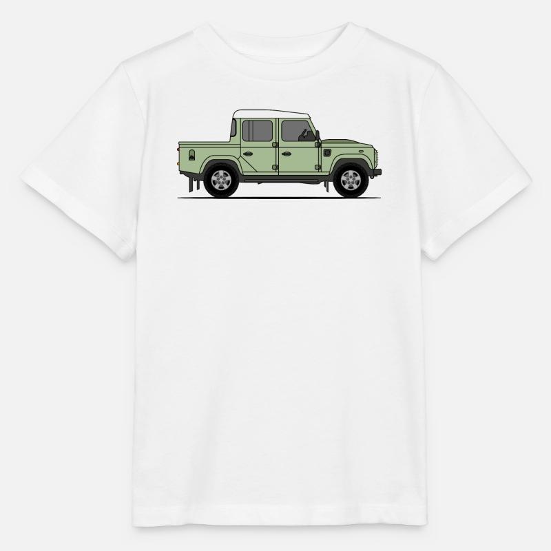 Defender Double Cab - T-shirt bio MINI CREATOR Stanley/Stella Enfant - blanc