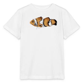clownfish clown fish fish icon colors graphic - Stanley/Stella MINI CREATOR Kids’ T-Shirt - white - Front - Maike (125cm)
