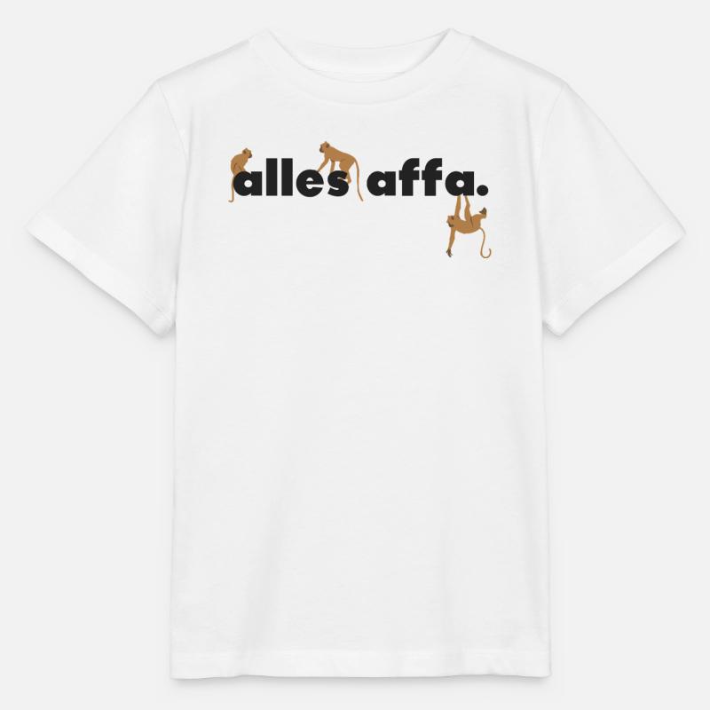 allesaffa. - Stanley/Stella Kinder T-Shirt MINI CREATOR  - Weiß