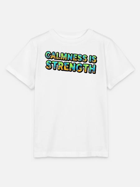 Ruhe ist Stärke Batik - Stanley/Stella Kinder T-Shirt MINI CREATOR - Weiß