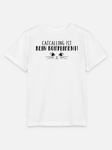 Catcalling ist kein Kompliment! - Stanley/Stella Kinder T-Shirt MINI CREATOR  - Weiß
