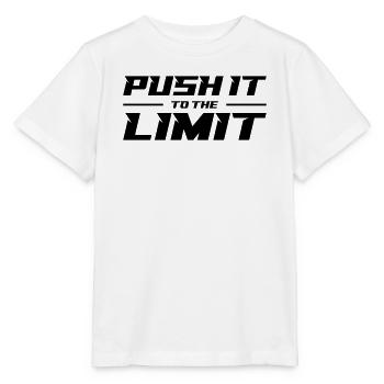 Push It To The Limit - Stanley/Stella MINI CREATOR Kids’ T-Shirt - white - Front - Maike (125cm)