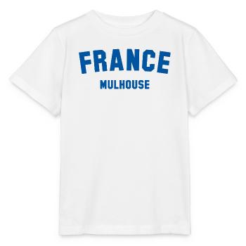 Mulhouse, France, France - T-shirt bio MINI CREATOR Stanley/Stella Enfant - blanc - Devant - Maike (125cm)