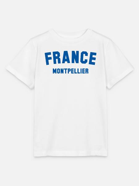 Montpellier France Frankreich - Stanley/Stella Kinder T-Shirt MINI CREATOR - Weiß