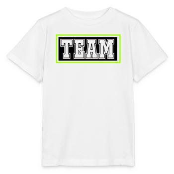 Équipe - T-shirt bio MINI CREATOR Stanley/Stella Enfant - blanc - Devant - Maike (125cm)