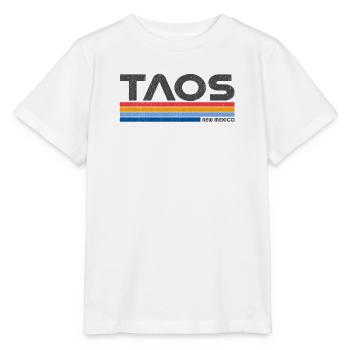 Taos - New Mexico - USA - Amerika - Ski Resort - Stanley/Stella Kinder T-Shirt MINI CREATOR  - Weiß - Vorne - Maike (125cm)