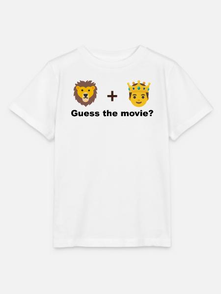 Löwenkönig königliches Tiermotiv - Stanley/Stella Kinder T-Shirt MINI CREATOR - Weiß